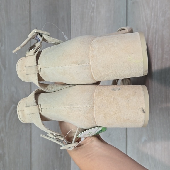 Paul Green Women Ankle Suede Heels Sandals shoes sz UK 8 US 10.5 - Picture 7 of 16